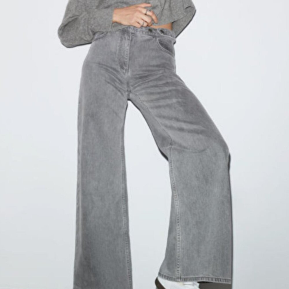 & Other Stories wide leg jeans